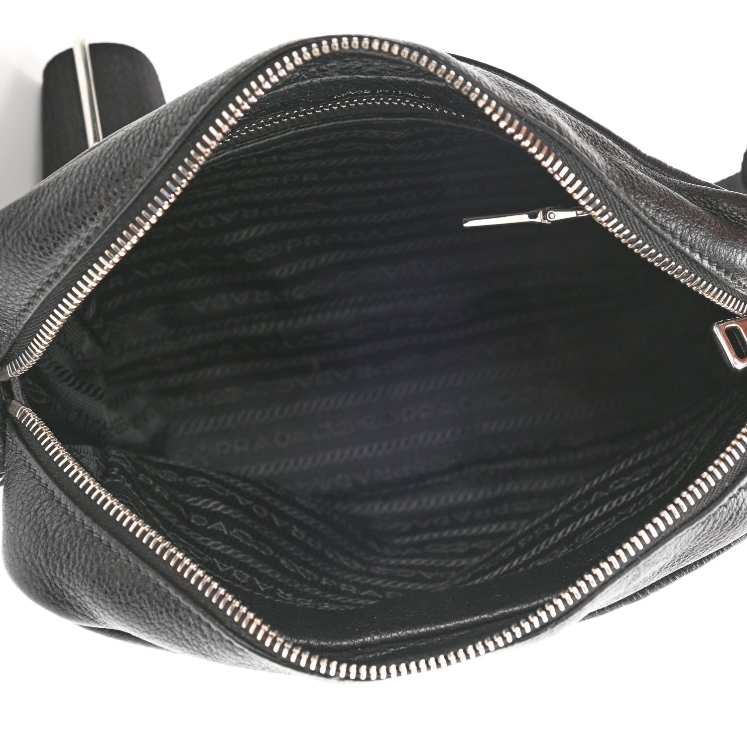 Prada Vitello Daino Crossbody Black 4 of 9