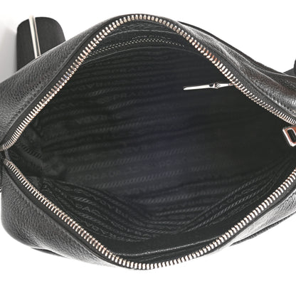 Prada Vitello Daino Crossbody Black 4 of 9
