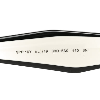Prada Acetate Square Sunglasses SPR 16Y White Dark Grey 6 of 7