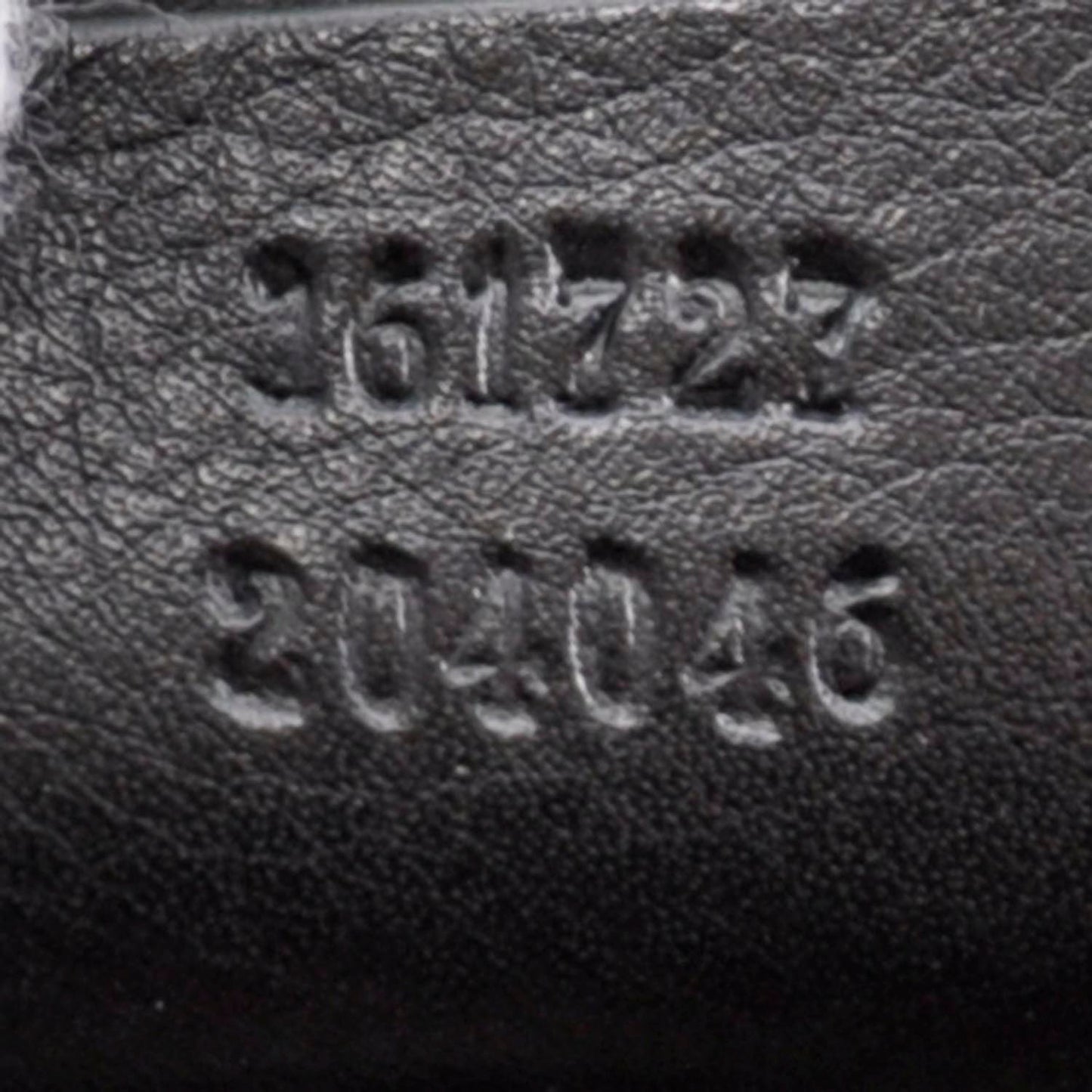 Leather GG Britt Flap Bag Metallic Black