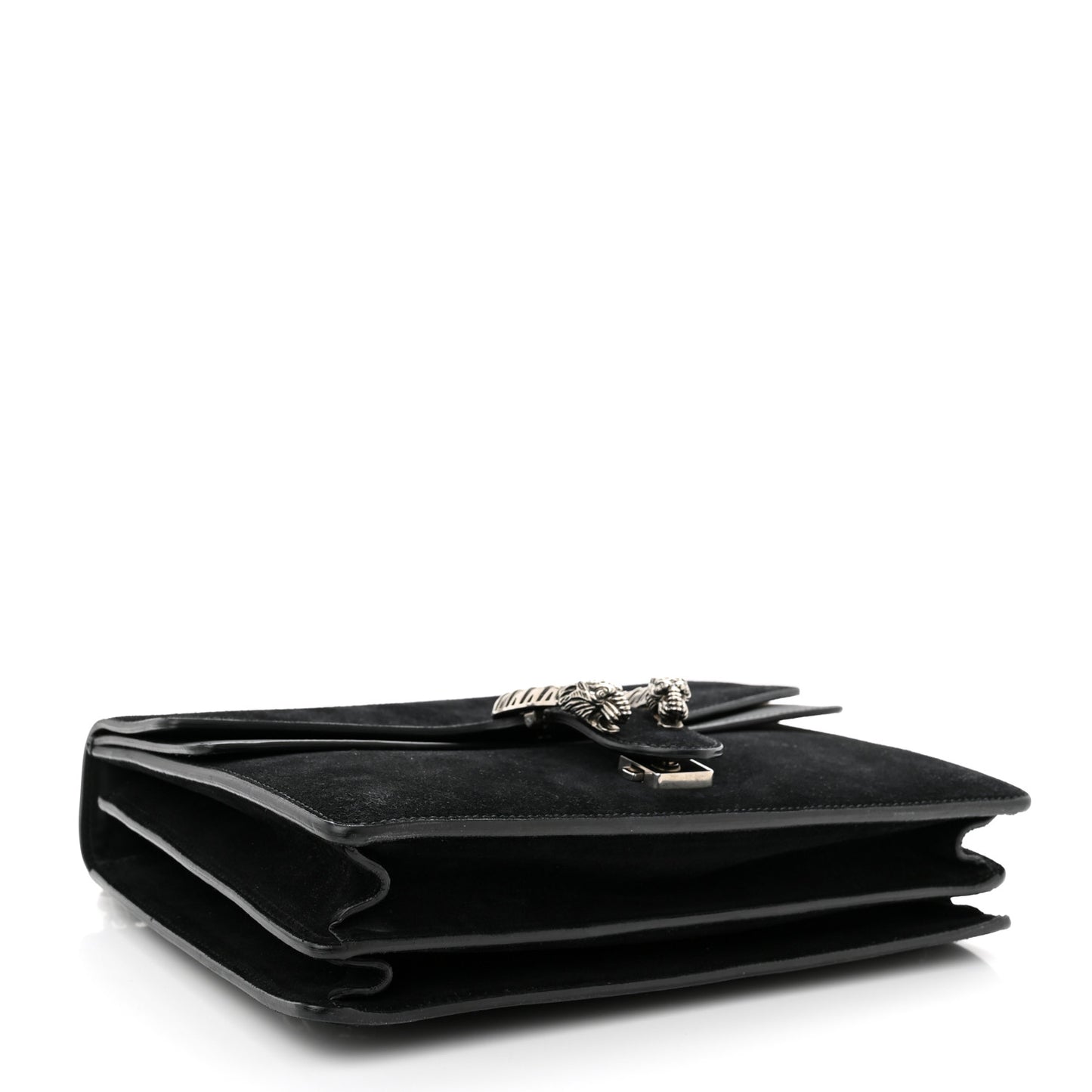 Suede Medium Dionysus Shoulder Bag Black