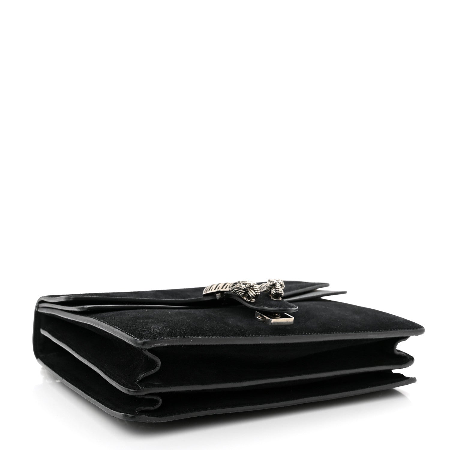 Gucci Suede Medium Dionysus Shoulder Bag Black 4 of 14
