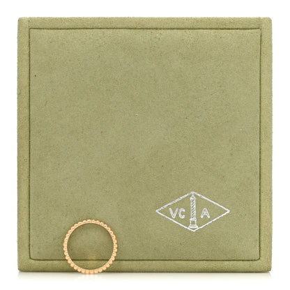 Van Cleef & Arpels 18K Yellow Gold Small Perlee Ring 51 5.75 5 of 5