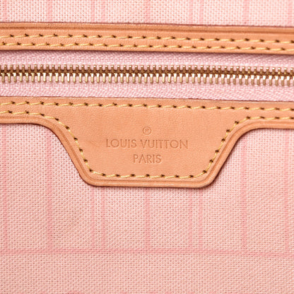 Louis Vuitton Damier Azur Neo Neverfull GM Rose Ballerine 7 of 14