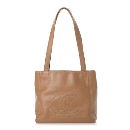 Chanel Caviar CC Tote Beige 1 of 10