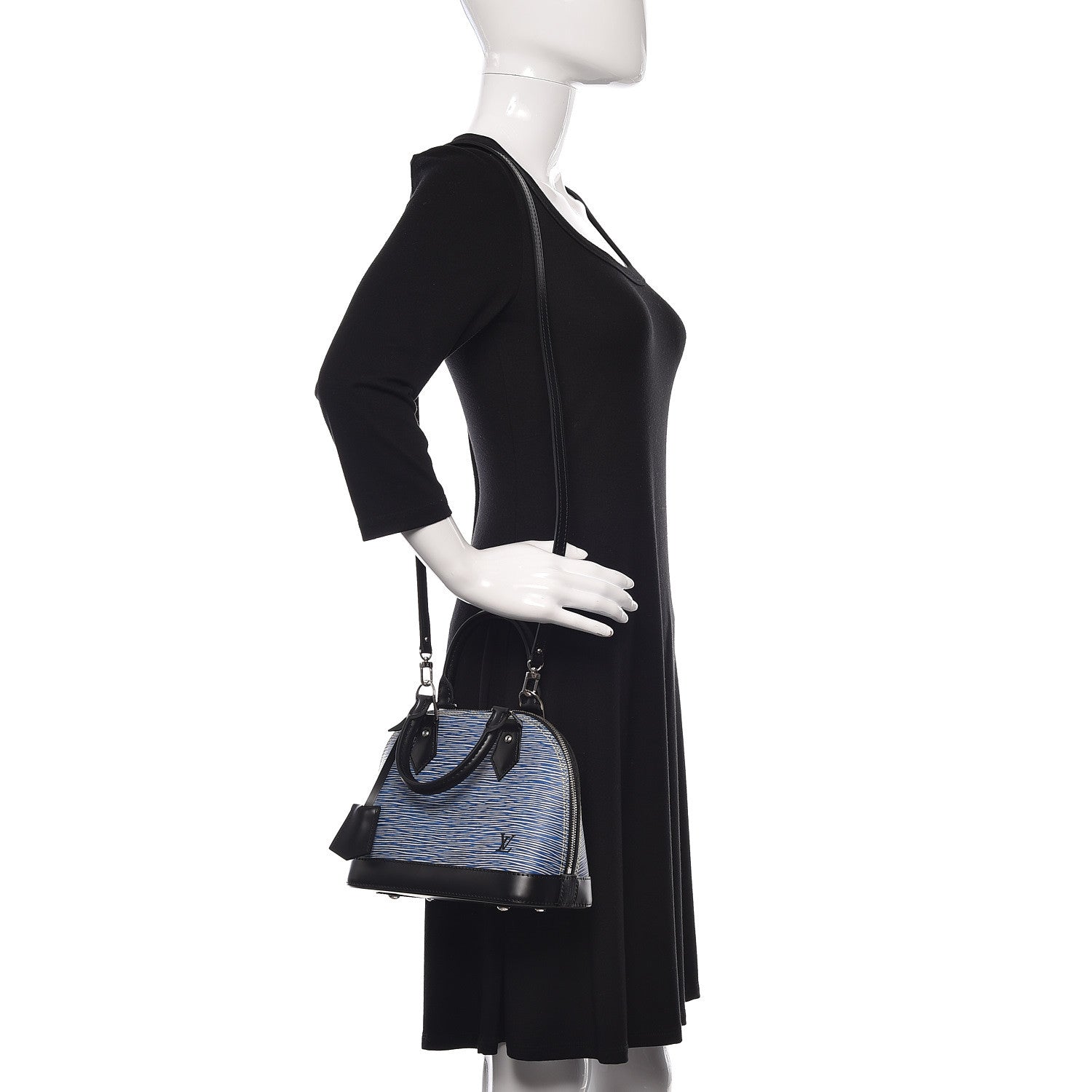 Louis Vuitton Epi Alma BB Denim Light 2 of 9