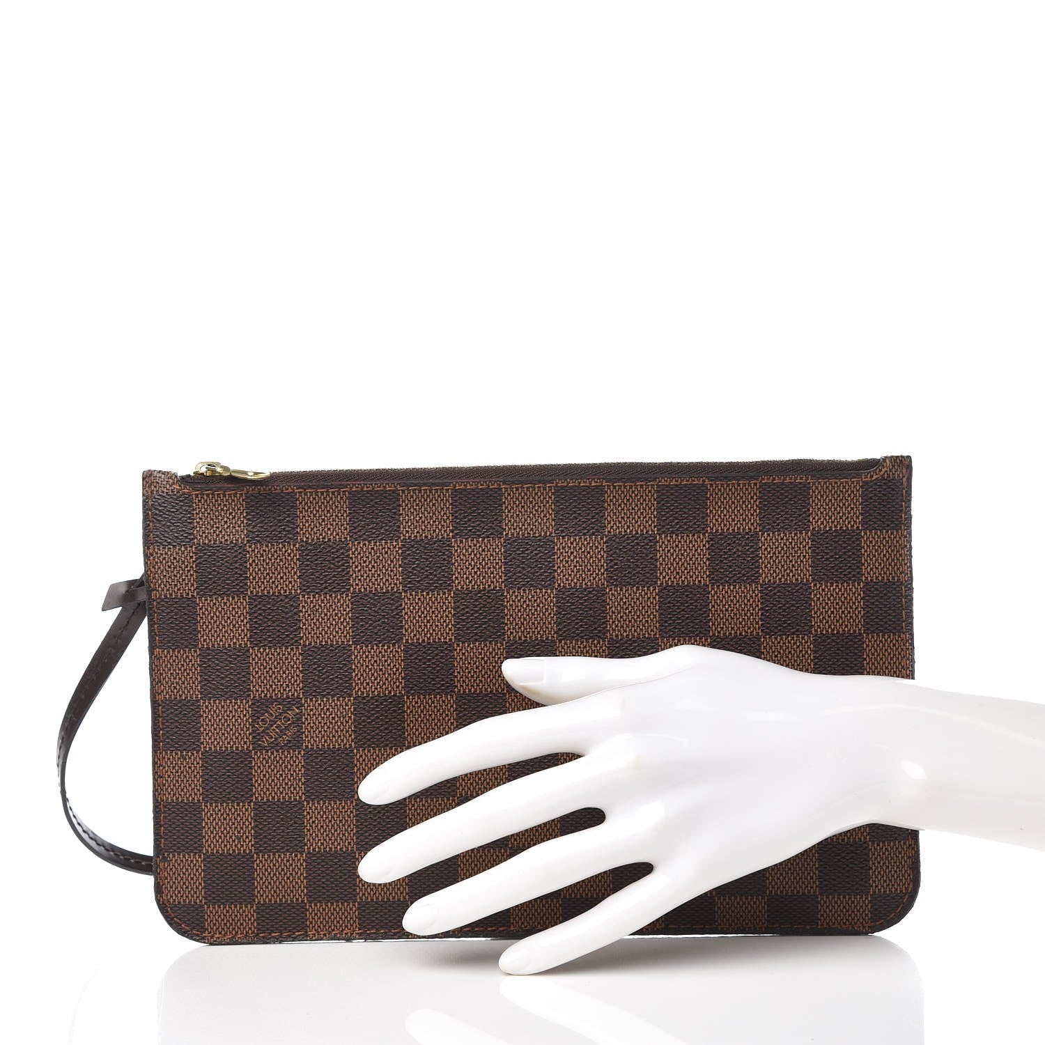 Louis Vuitton Damier Ebene Neverfull MM GM Pochette 2 of 10