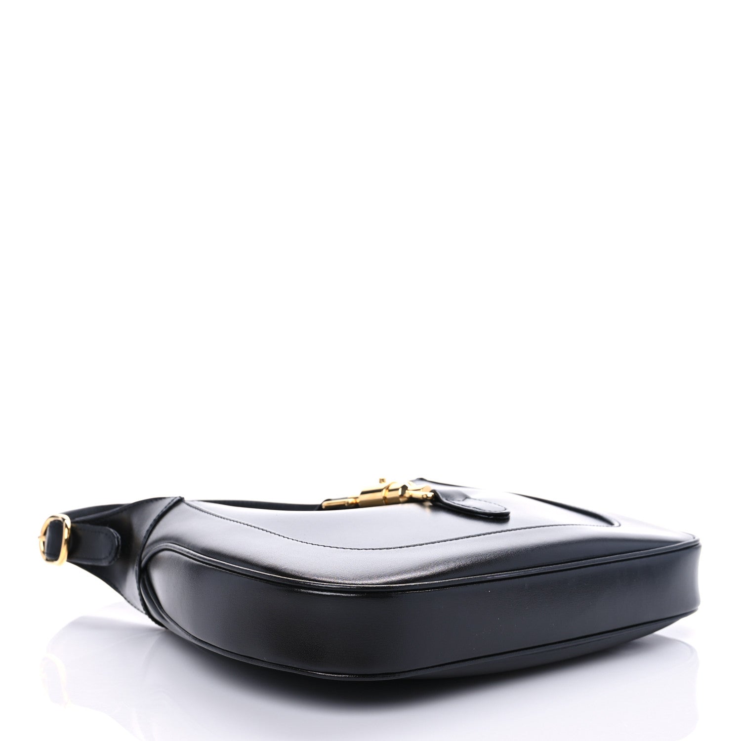 Gucci Boarded Dyana Lux Calfskin Small Jackie 1961 Hobo Black 4 of 8