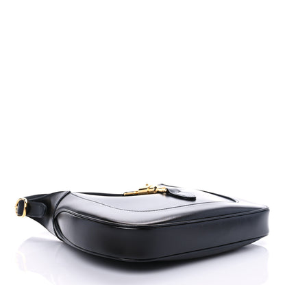 Gucci Boarded Dyana Lux Calfskin Small Jackie 1961 Hobo Black 4 of 8