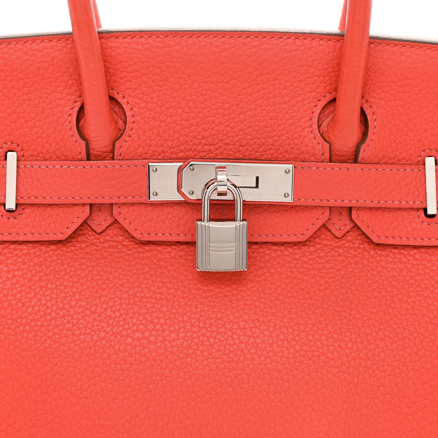 Hermes Taurillon Clemence Birkin 30 Rose Jaipur 8 of 10