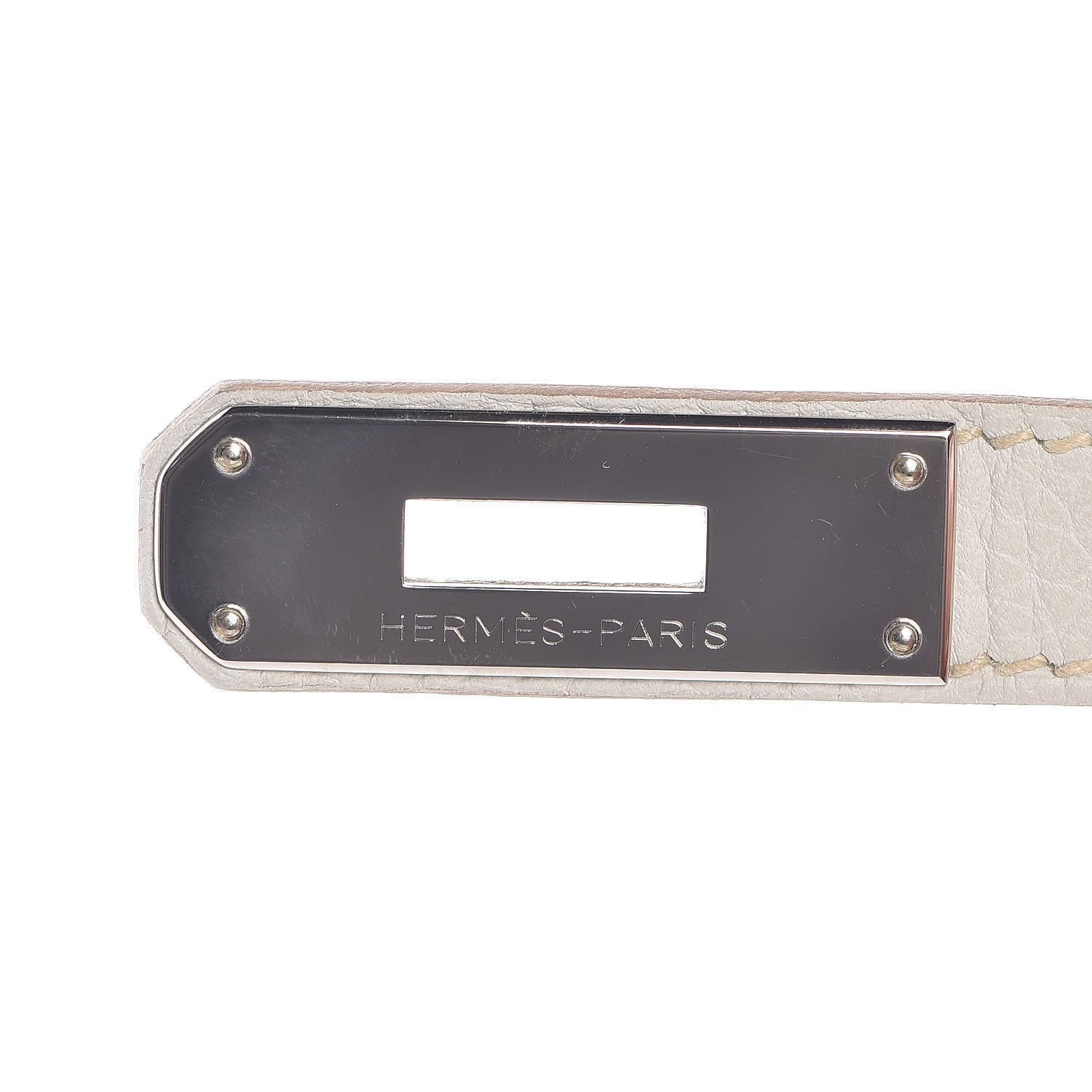 Hermes Taurillon Clemence Kelly Retourne 35 Gris Perle 18 of 28