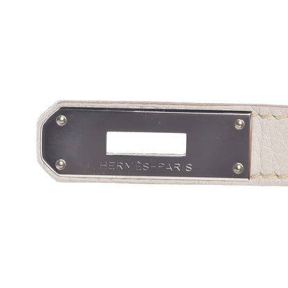 Hermes Taurillon Clemence Kelly Retourne 35 Gris Perle 18 of 28