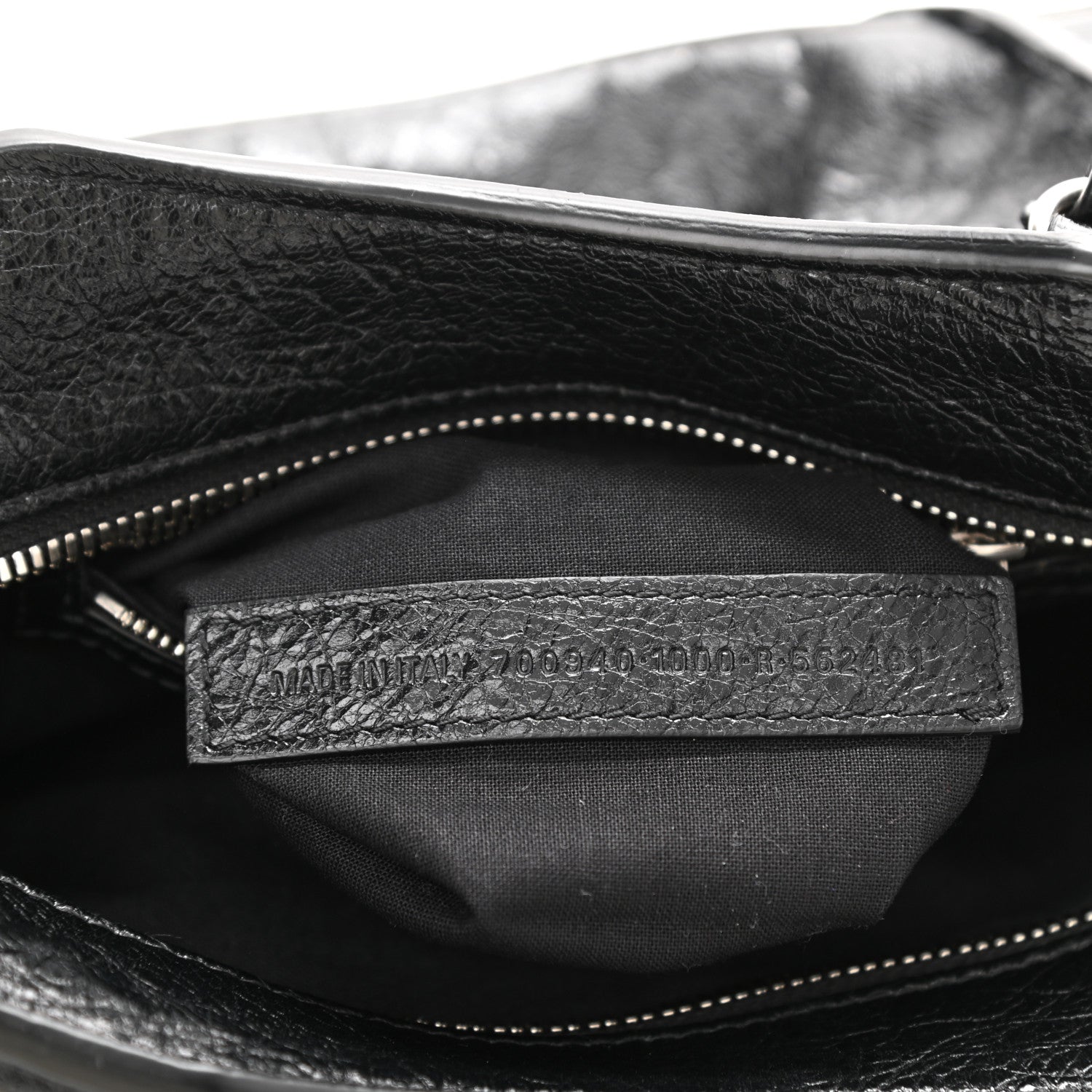 Balenciaga Agneau Arena Crystal Neo Cagole Handbag XS Black 7 of 11