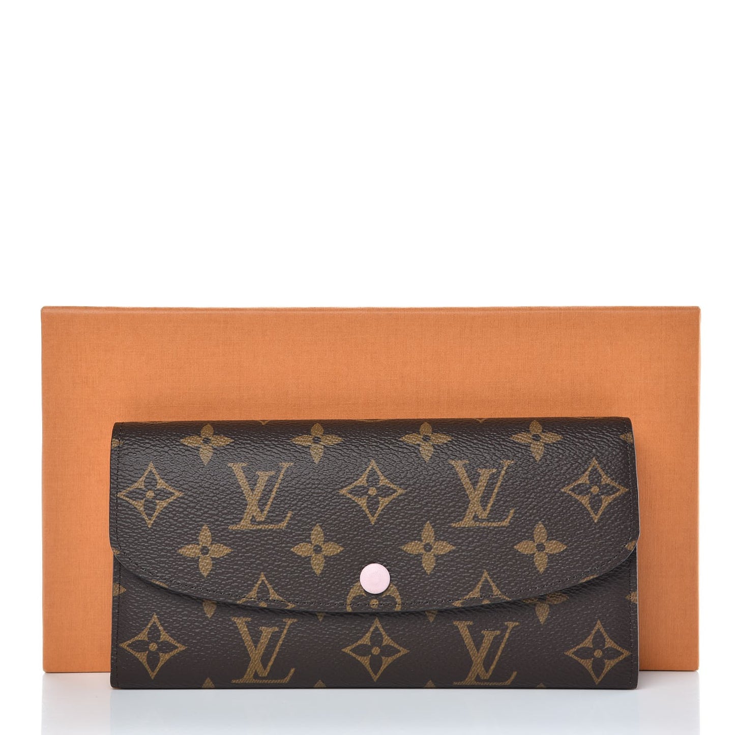Monogram Emilie Wallet Rose Ballerine