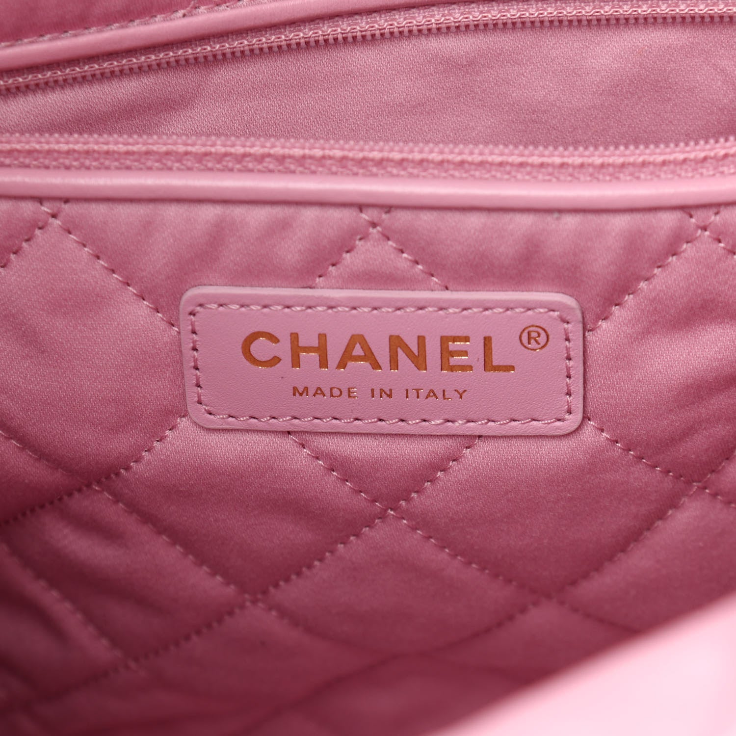 Chanel Shiny Calfskin Quilted Small Chanel 22 Pink 6 of 10