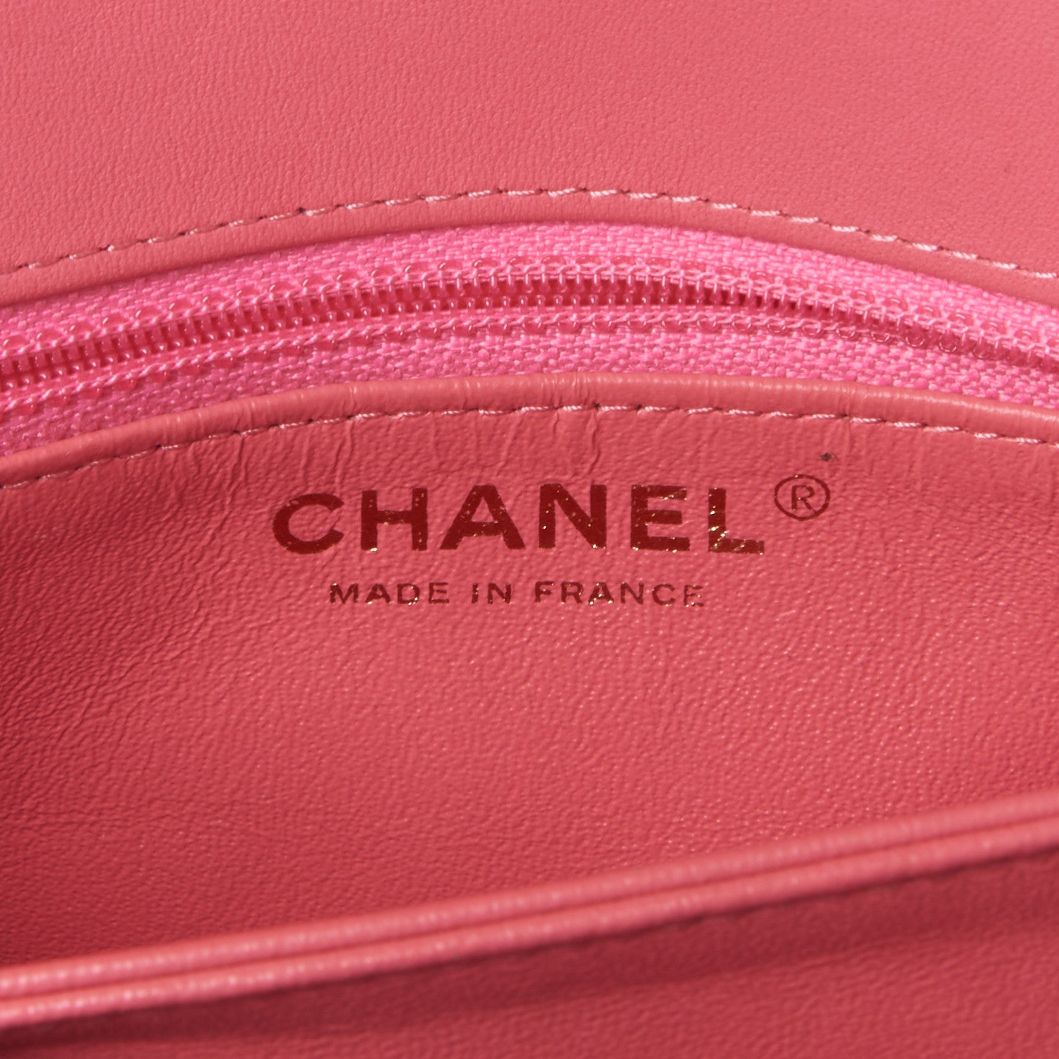 Chanel Lambskin Quilted 3 Pocket Flap Pink 9 of 10