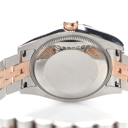 Rolex Stainless Steel 18K Everose Gold Diamond 31mm Oyster Perpetual Datejust Watch Pink 178271 4 of 6
