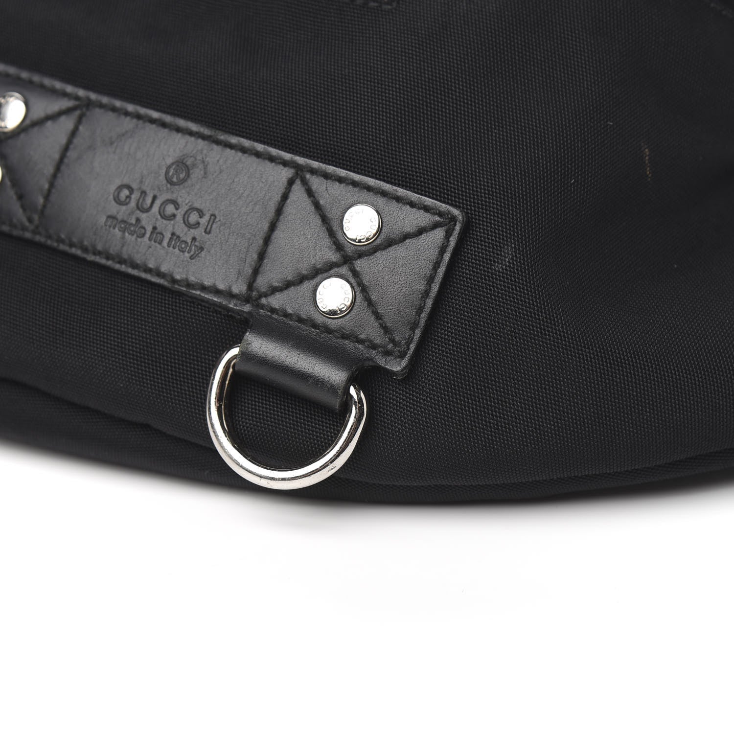 Gucci Nylon Web Belt Bag Black 9 of 10