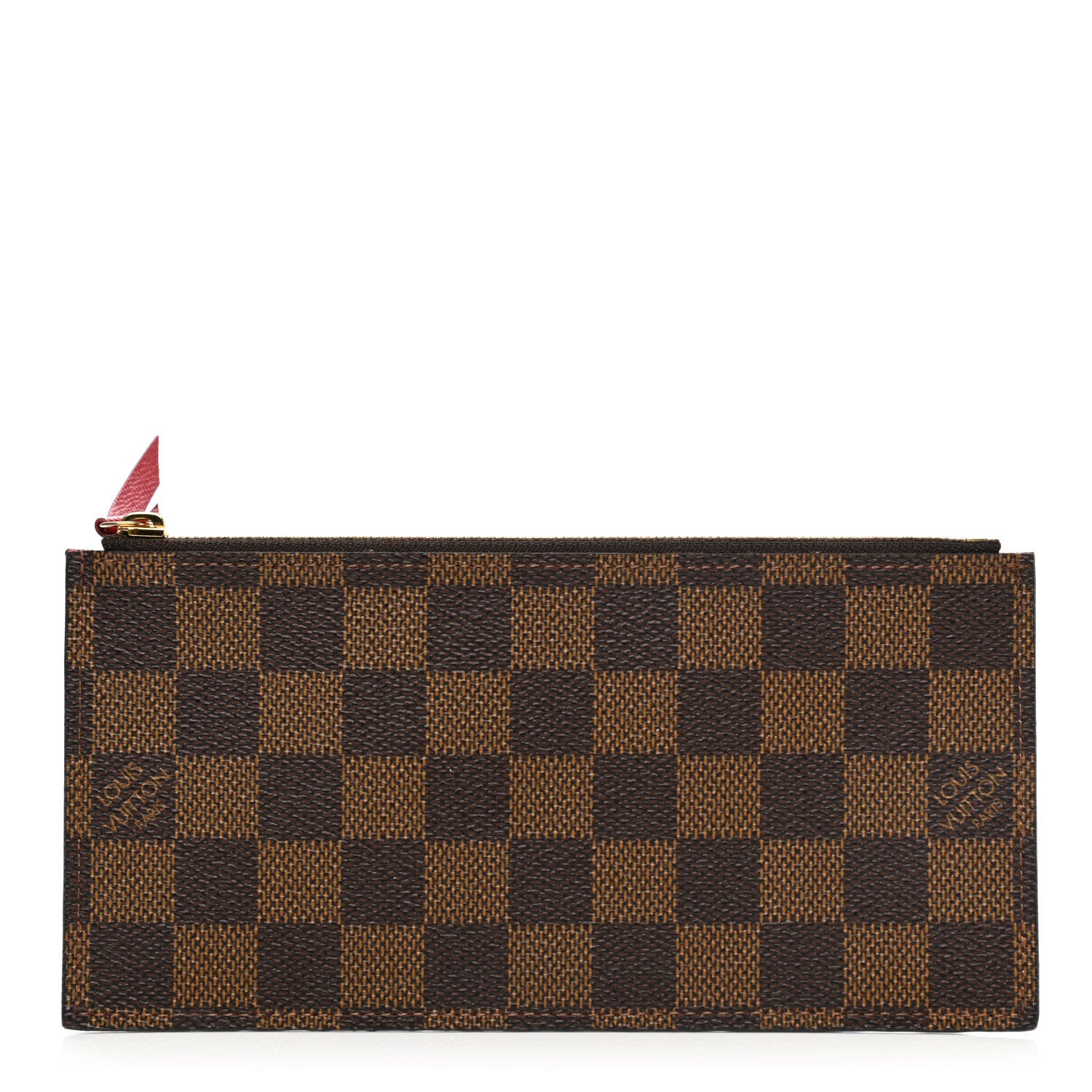 Louis Vuitton Damier Ebene Felicie Chain Wallet Zippered Insert 1 of 6