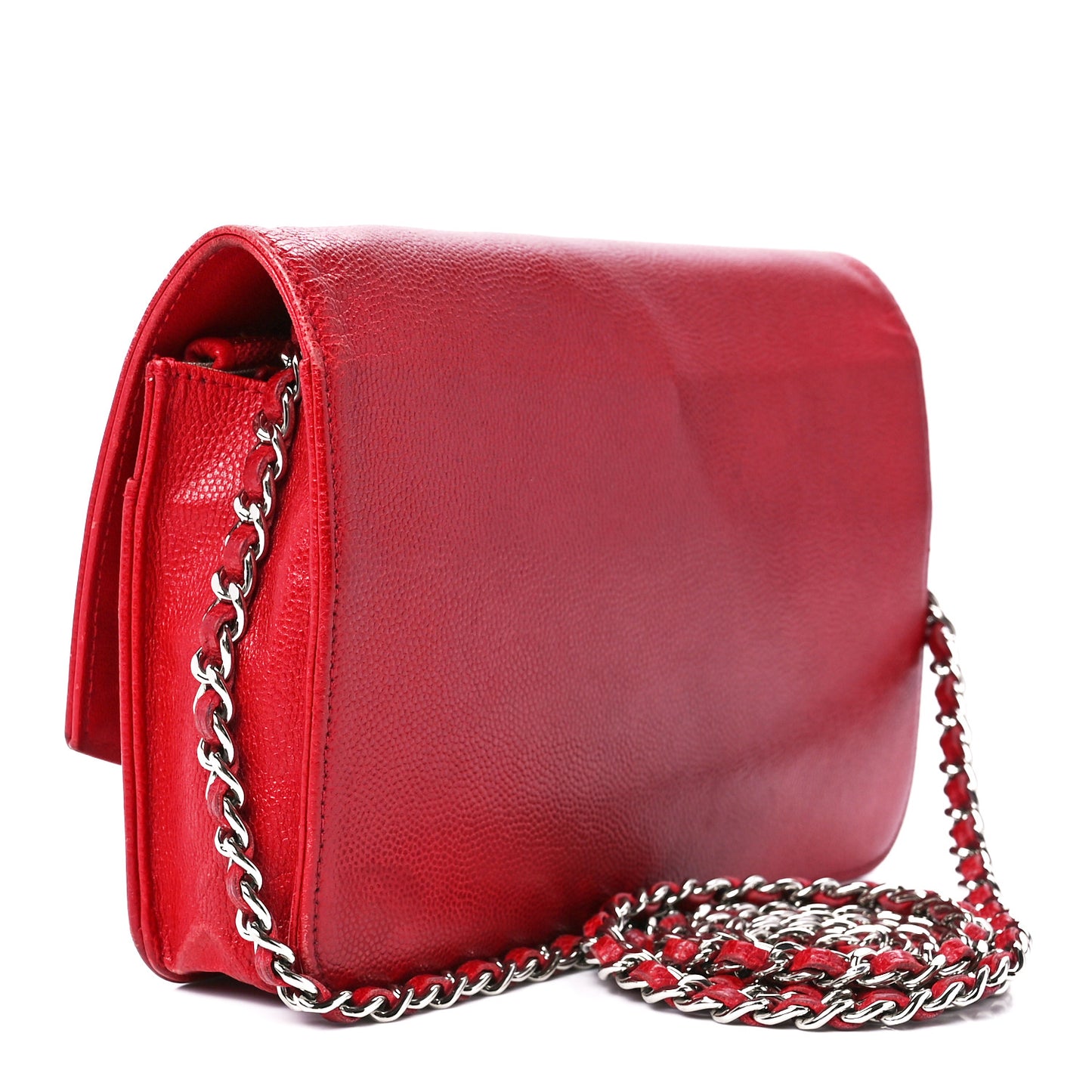 Caviar Sevruga Wallet on Chain WOC Red