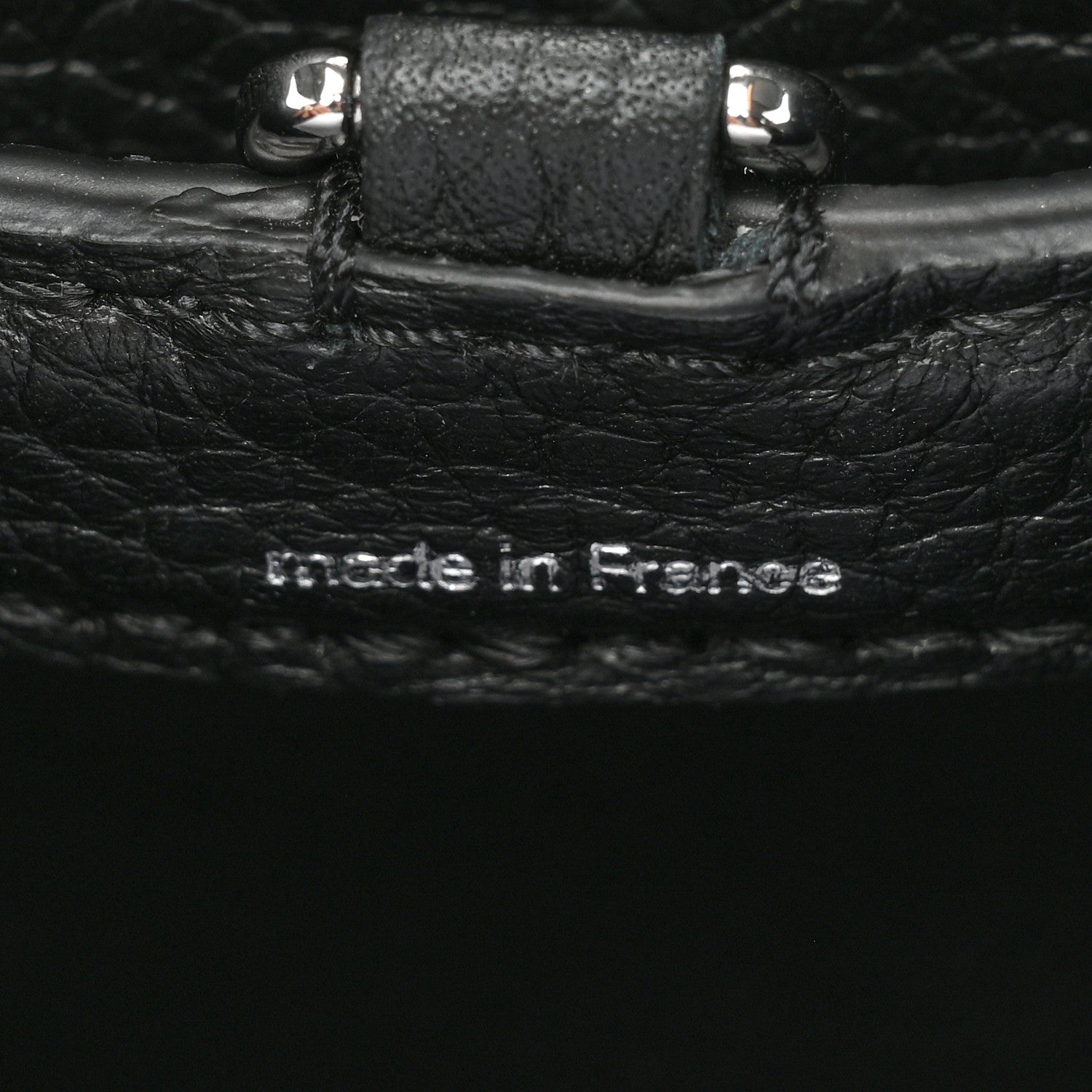 Louis Vuitton LV x YK Taurillon Flower Capucines BB Black 8 of 12