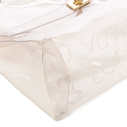 Hermes Vinyl Souvenir De L'Exposition Kelly Transparent 5 of 6