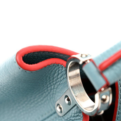 Louis Vuitton Taurillon Capucines GM Ciel Rubis 10 of 10