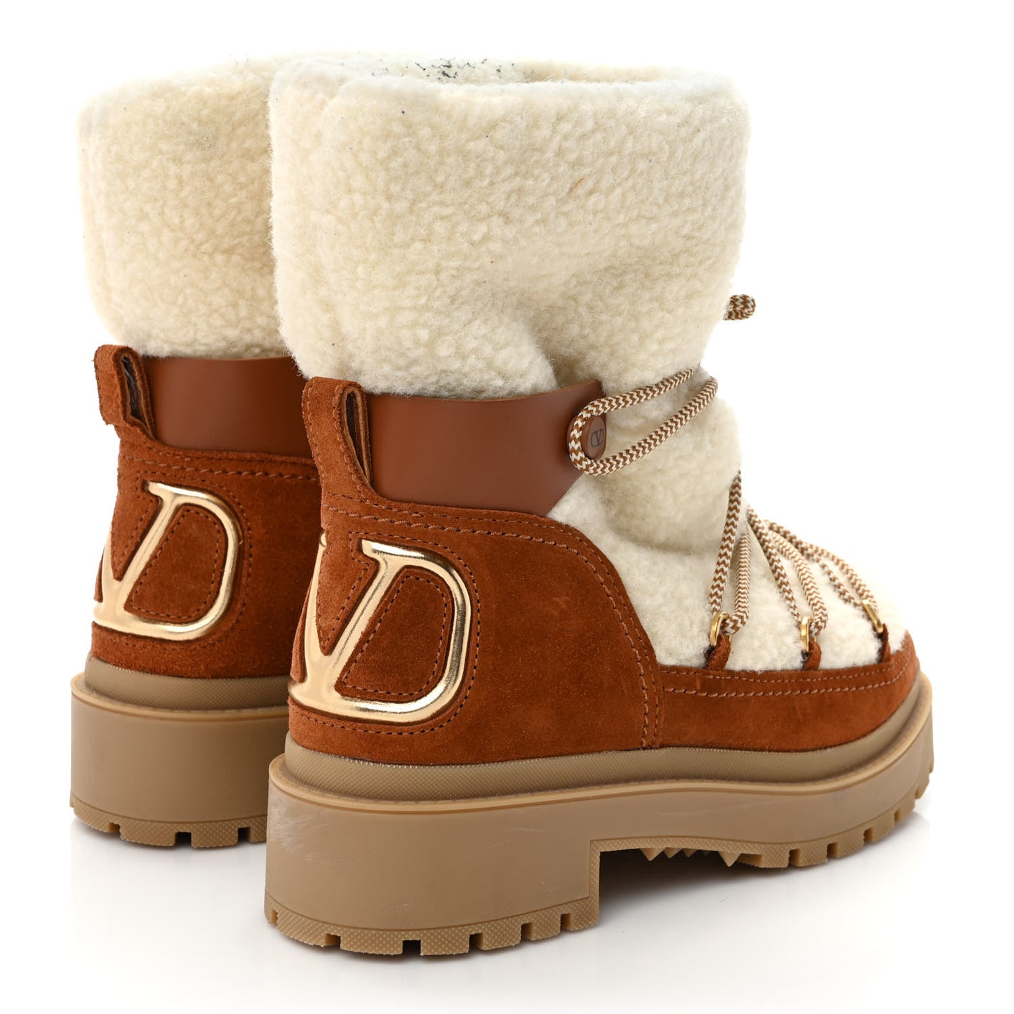 Suede Shearling Vlogo Trekkgirl 25/40mm Boots 38 Selleria