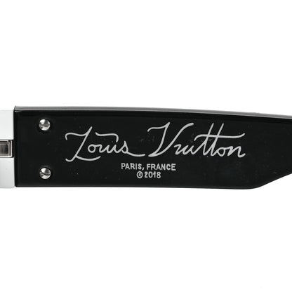 Louis Vuitton Acetate Metal 1.1 Millionaires Sunglasses Z1689W Black 5 of 6