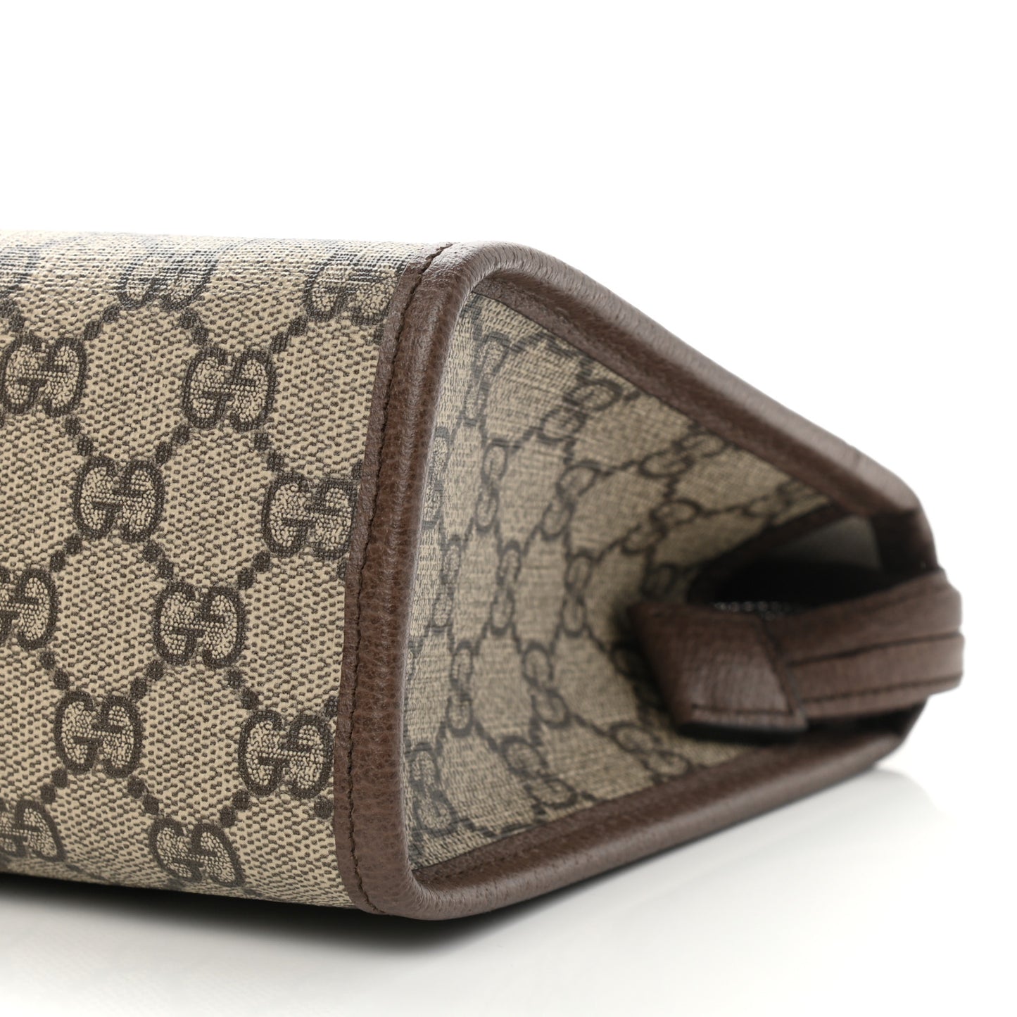 GG Supreme Monogram Web Ophidia GG Toiletry Case Beige New Acero