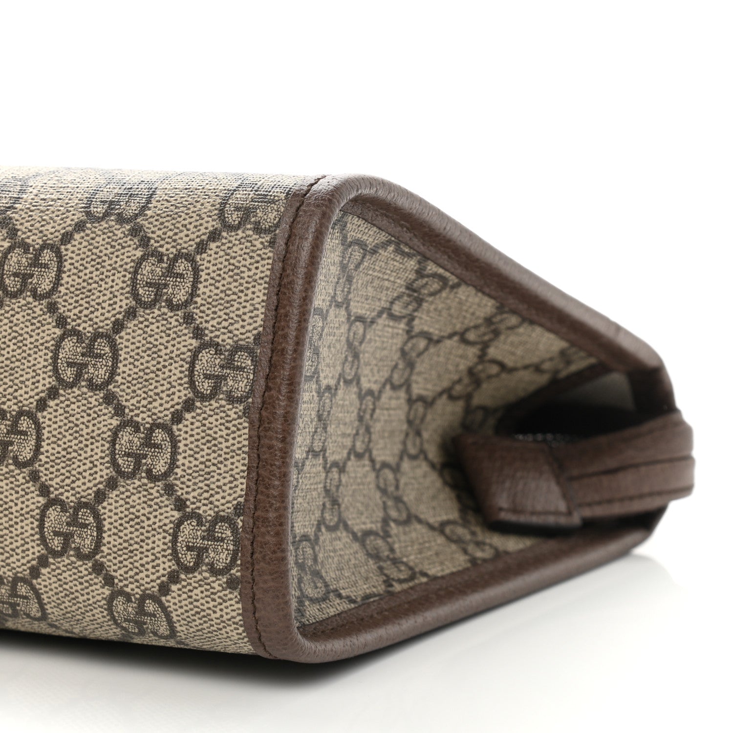 Gucci GG Supreme Monogram Web Ophidia GG Toiletry Case Beige New Acero 10 of 10