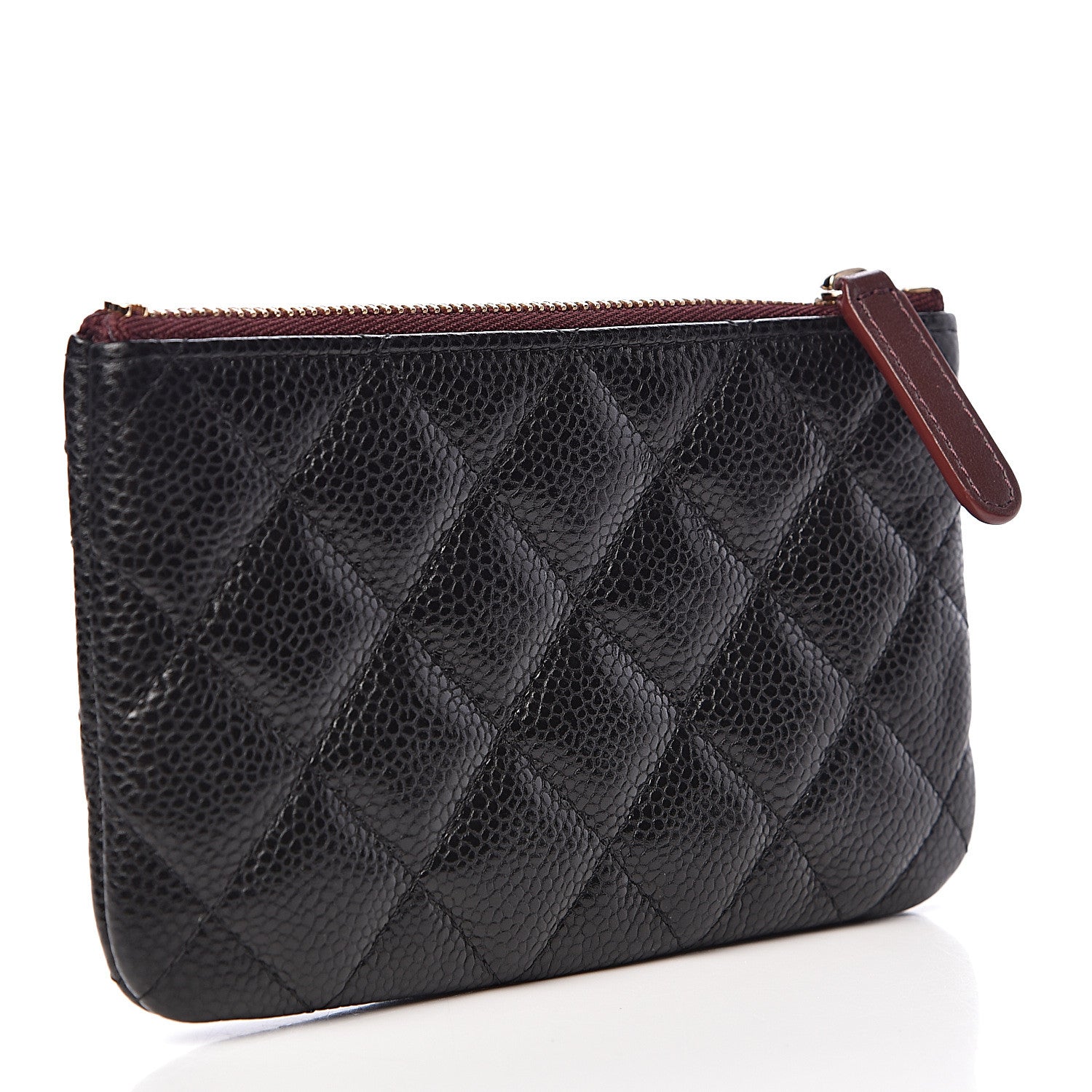 Chanel Caviar Quilted Small Cosmetic Case Black 3 of 8