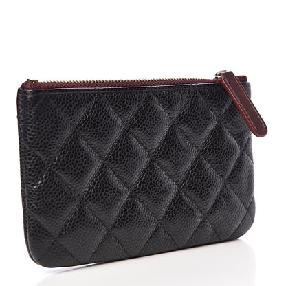 Chanel Caviar Quilted Small Cosmetic Case Black 3 of 8
