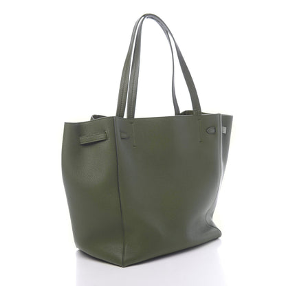 Celine Soft Grained Calfskin Medium Cabas Phantom Dark Khaki 3 of 10
