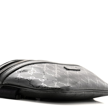 Gucci Imprime Monogram Belt Bag Black 9 of 10