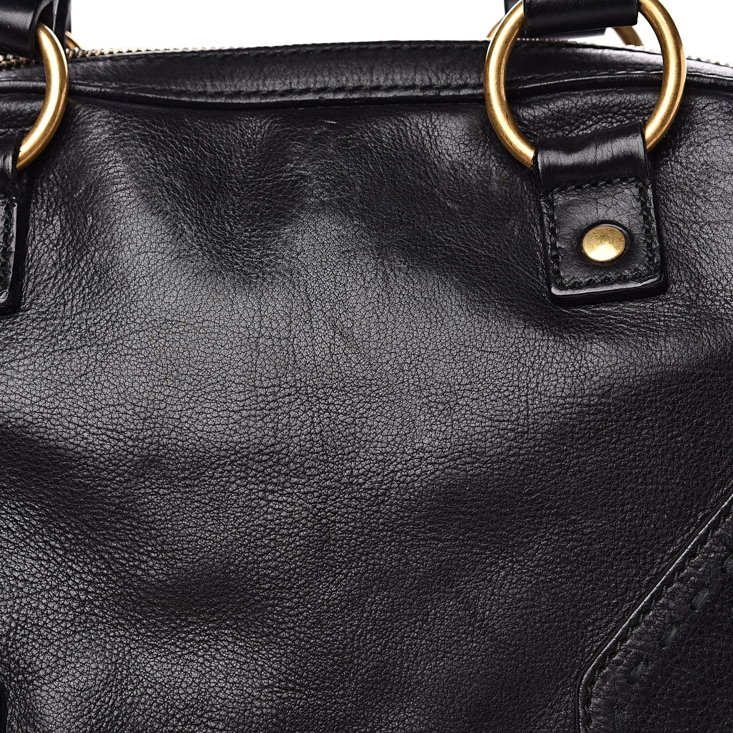 Saint Laurent Calfskin Oversized Muse Black 12 of 14