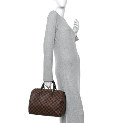Louis Vuitton Damier Ebene Speedy 30 2 of 10