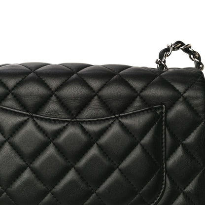 Chanel Lambskin Quilted Mini Rectangular Flap Black 11 of 12