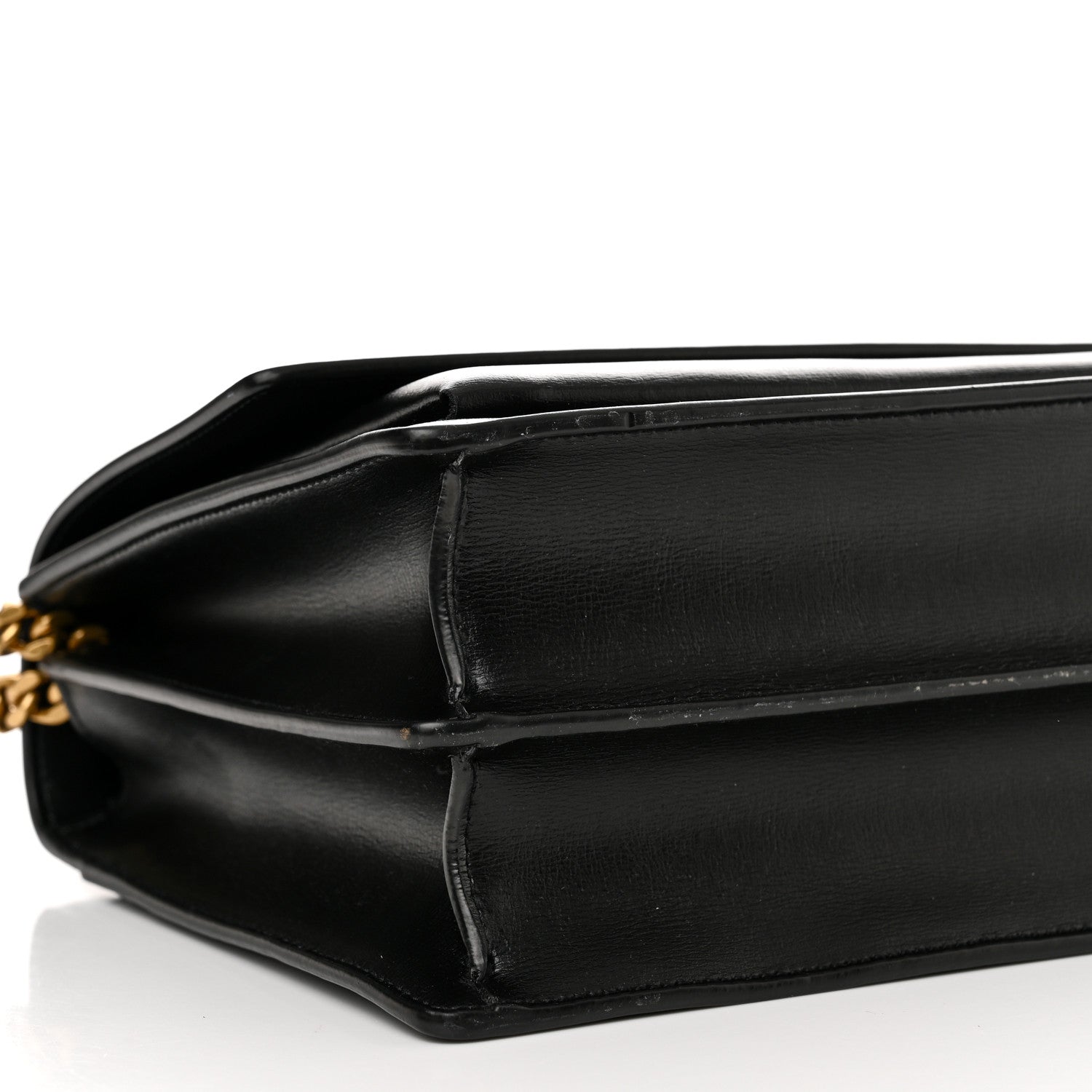 Saint Laurent Calfskin Large Monogram Sunset Black 9 of 13