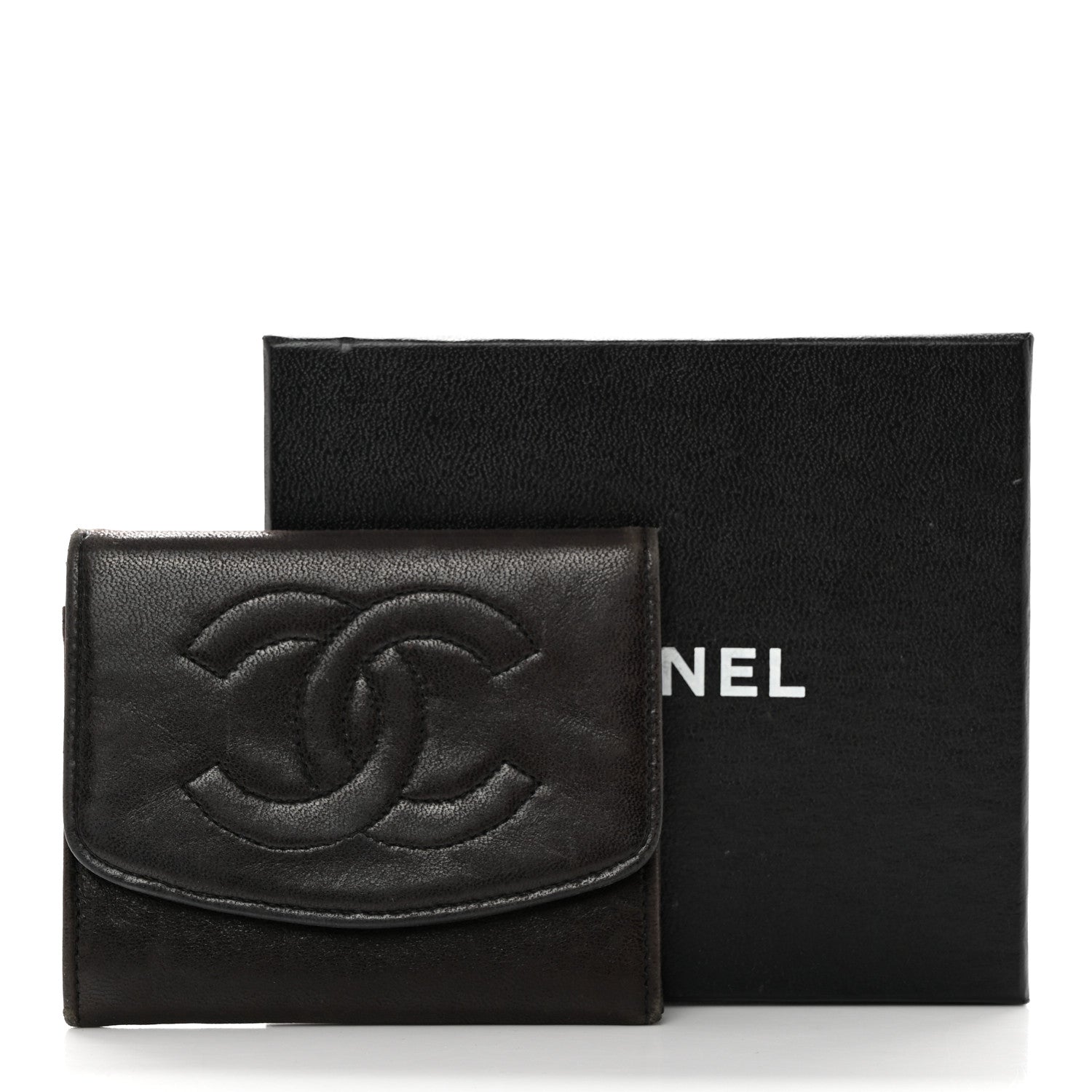 Chanel Lambskin Timeless CC Flap Wallet Black 16 of 16