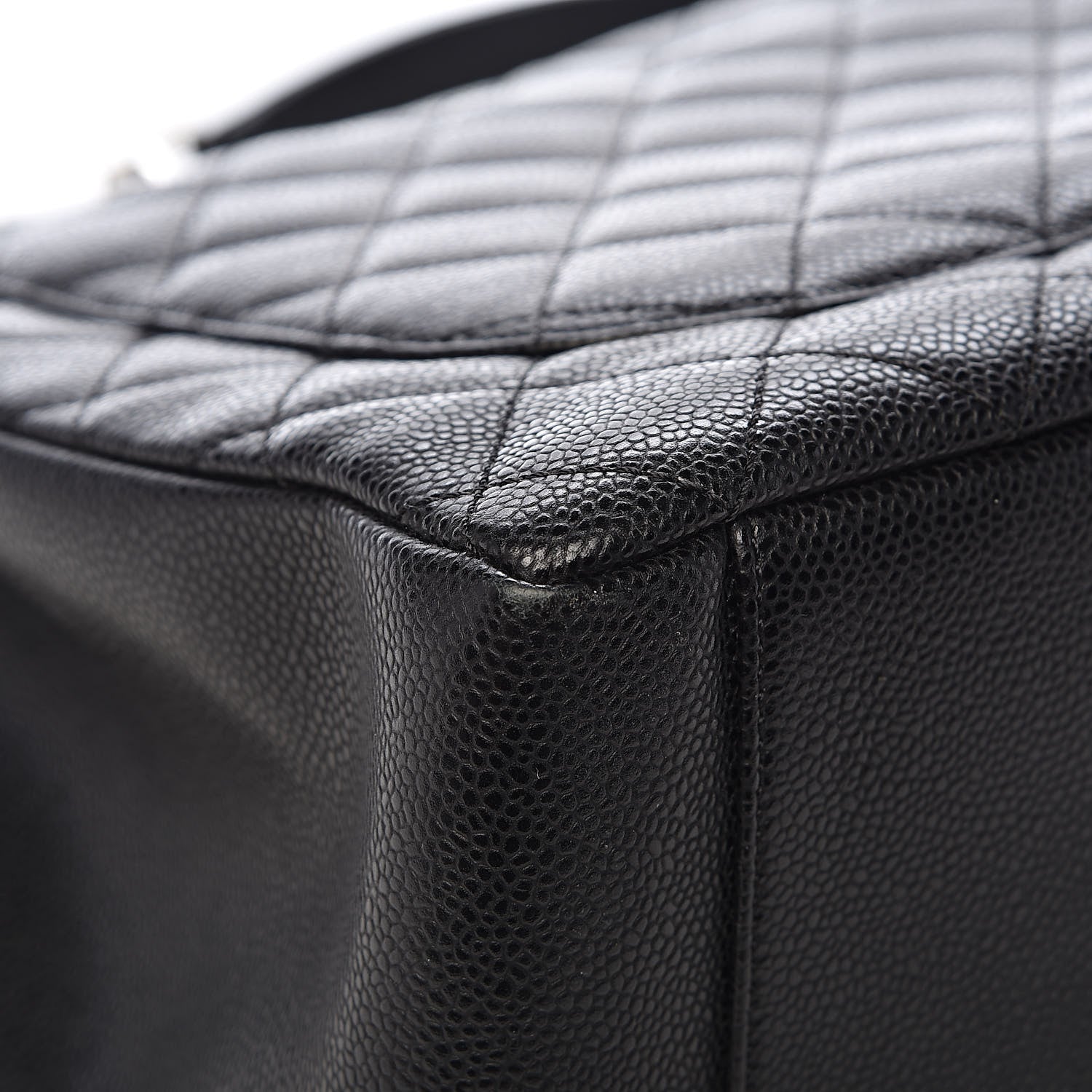 Chanel Caviar Quilted Grand Shopping Tote GST Black 10 of 12