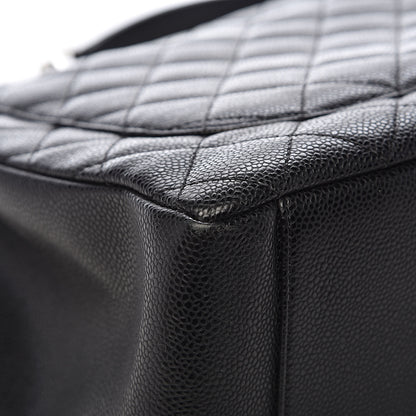 Chanel Caviar Quilted Grand Shopping Tote GST Black 10 of 12