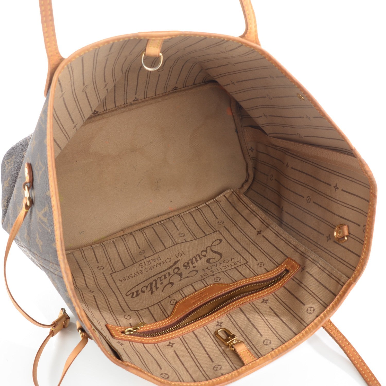 Louis Vuitton Monogram Neverfull MM 12 of 20