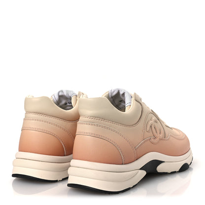 Chanel Gradiant Calfskin CC Womens Sneakers 37 Light Orange 5 of 11