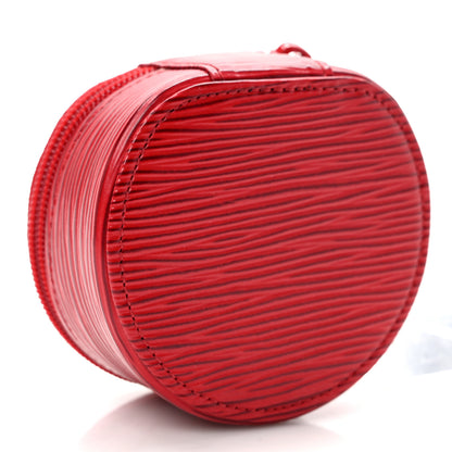 Louis Vuitton Epi Ecrin Bijoux 8cm Jewelry Box Red 3 of 6