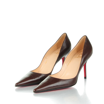 Christian Louboutin Kid Decoltissimo 100 Pumps 41 Brown 3 of 9