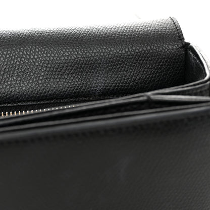 Saint Laurent Textured Calfskin Medium Classic Monogram Universite Bag Black 11 of 12