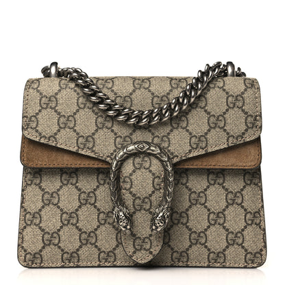 Gucci GG Supreme Monogram Mini Dionysus Shoulder Bag Taupe 1 of 10