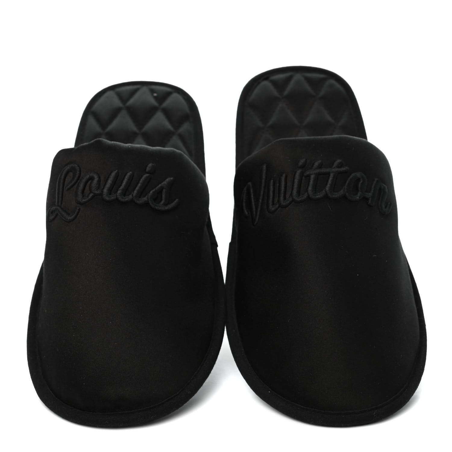 Louis Vuitton Satin LV Suite Flat Mule Black 36-37 5 of 8
