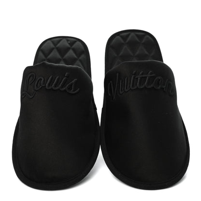Louis Vuitton Satin LV Suite Flat Mule Black 36-37 5 of 8
